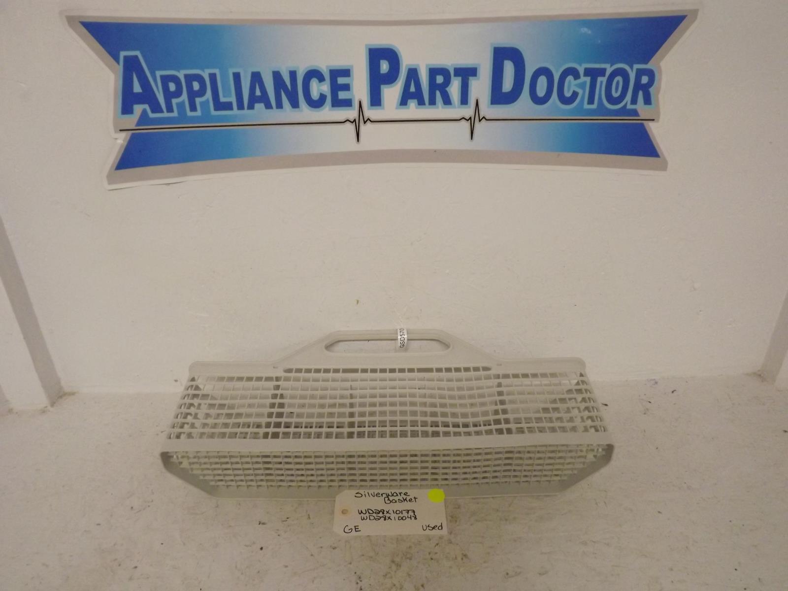 GE Dishwasher WD28X10177 WD28X10048 Silverware Basket Used GE Dishwasher WD28X10177 WD28X10048 Silverware Basket Used